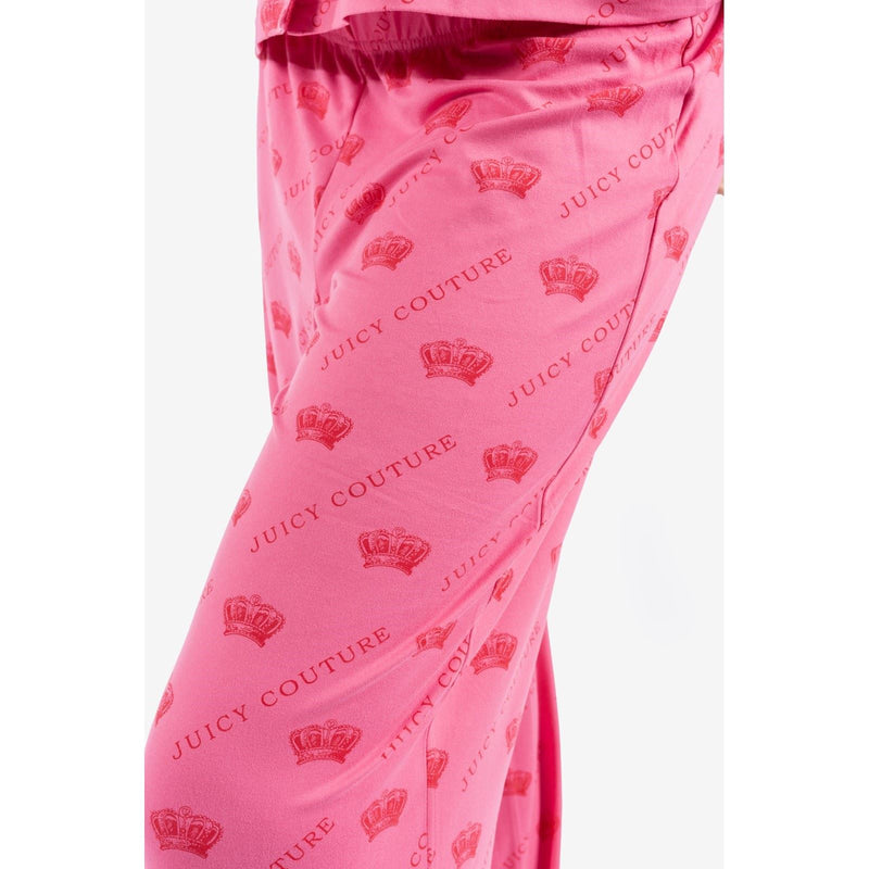 Juicy Couture Estelle & Nolan Polyester Women's Pink Loungewear Set