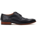 Base London Barbera Excel Leather Men's Black Brogues Shoes