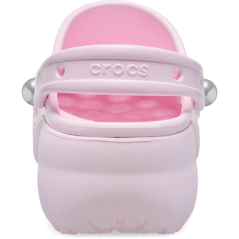 Crocs Classic Platform Synthetic Women's Pink Milk Clogs
