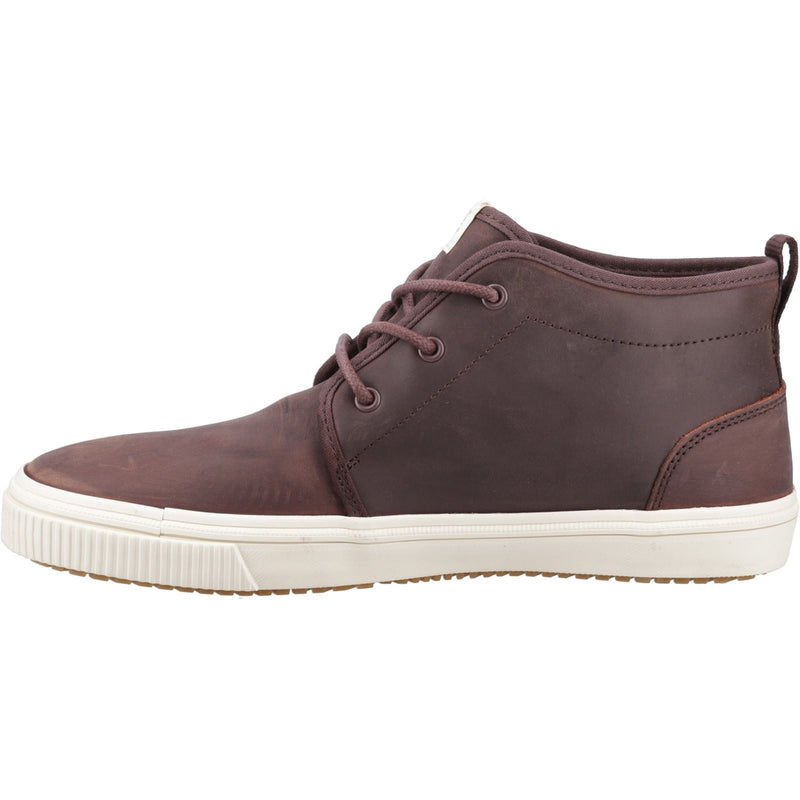 TOMS Carlo Mid Terrain Leather Men's Clover Brown Sneakers