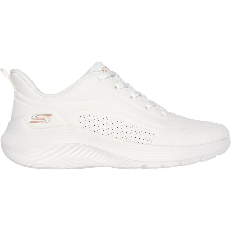 Skechers BOBS Sport Squad Waves Just Wading Synthetic Women's White Sneakers