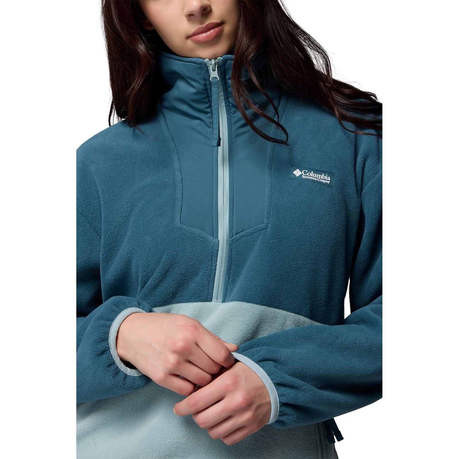 Columbia Sequoia Grove 1/2 Zip Women's Blue Fleece Jackets