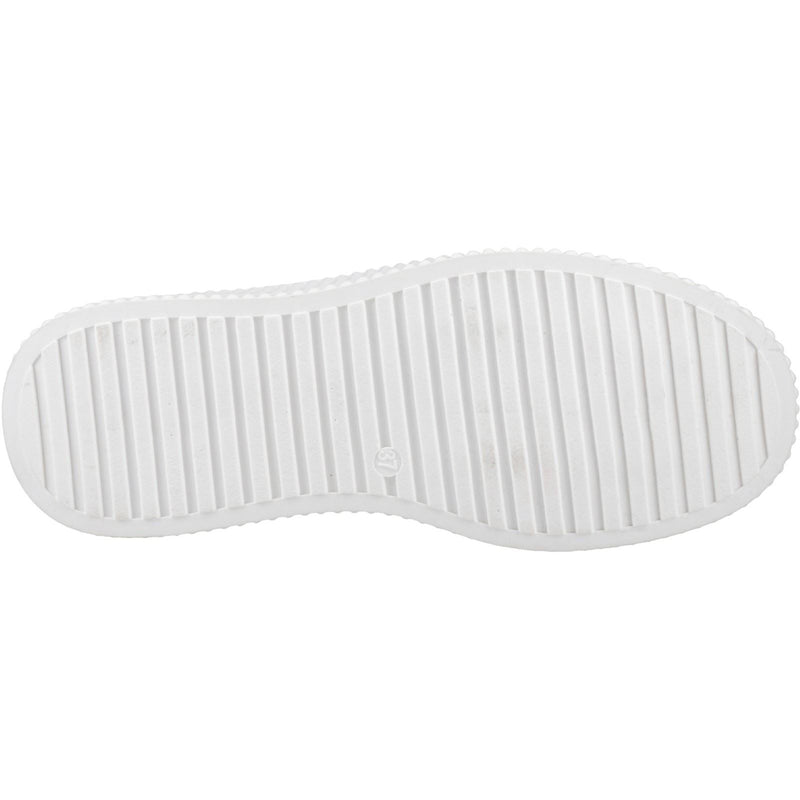 Hush Puppies Harlow Leather Women's Silver Sneakers