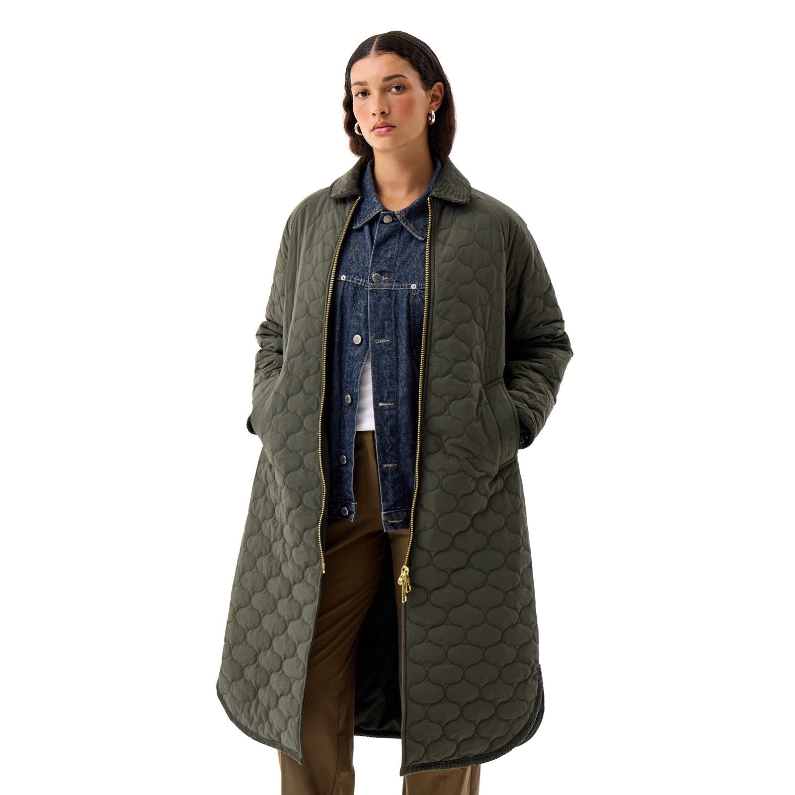 Hunter Fionn Long Women's Dark Olive