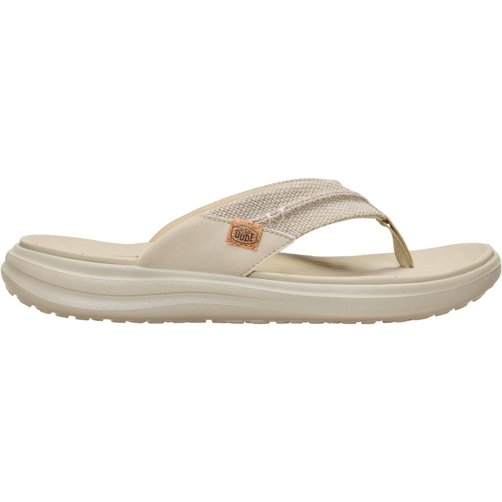 HEYDUDE Finn Polyester Men's Tan Sandals