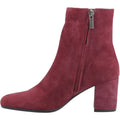 Hush Puppies Octavia Suede Women's Bordeaux Heeled Ankle Boots