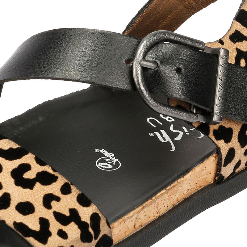 Blowfish Malibu Lance Women's Leopard/Black Sandals