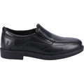 Hush Puppies Toby SNR Leather Boys's Black Loafers