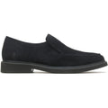 Hush Puppies Earl Slip On Suede Men's Black Loafers