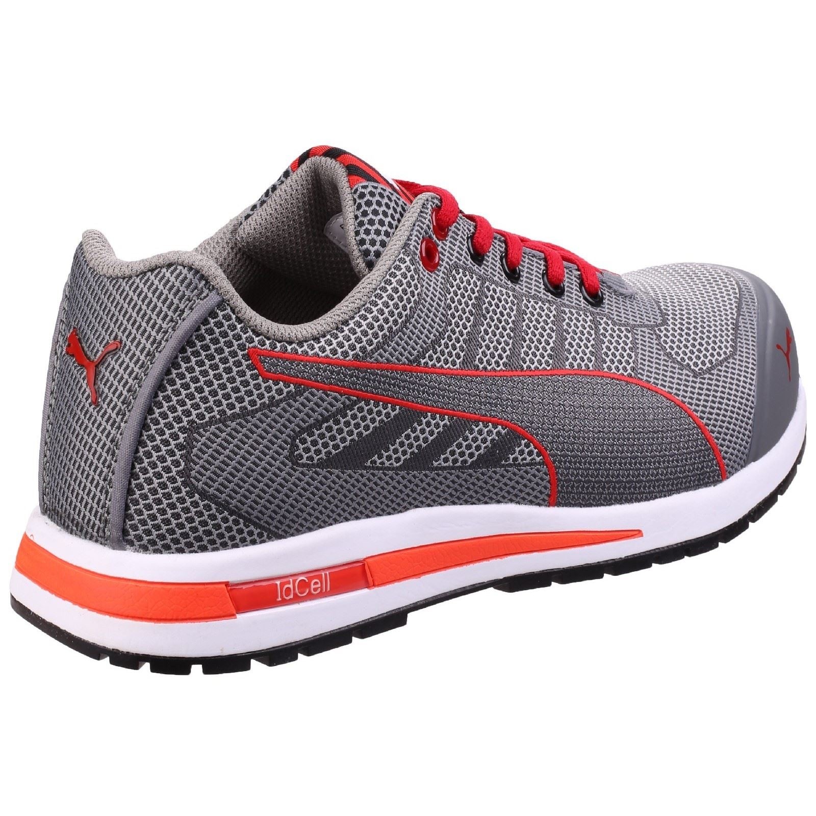 Puma Safety Xelerate Knit Low Textile Grey Safety Sneakers