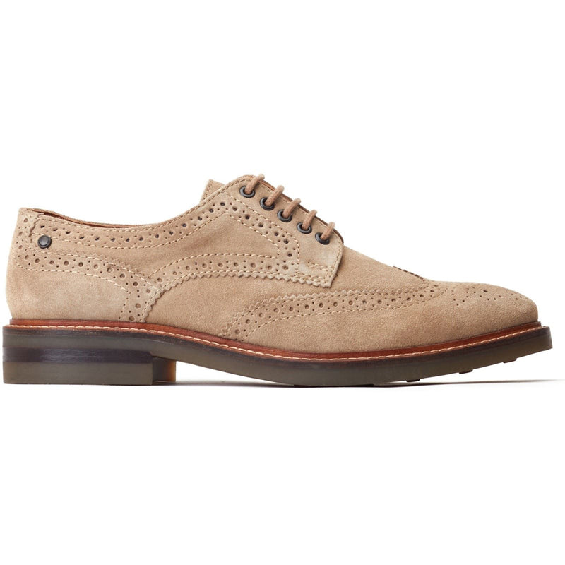 Base London Hatfield Leather Men's Sand Brogues Shoes