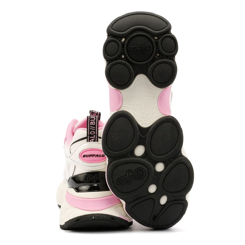 Buffalo Truck Women's White/Pink Sneakers