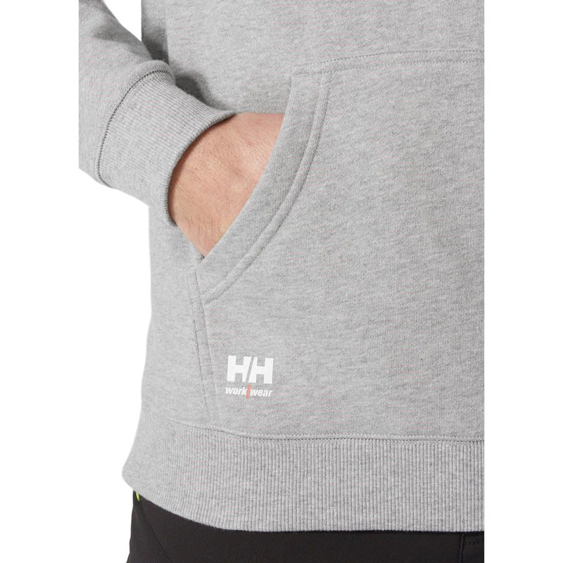 Helly Hansen Workwear Classic Cotton Men's Grey Hooded Sweatshirt