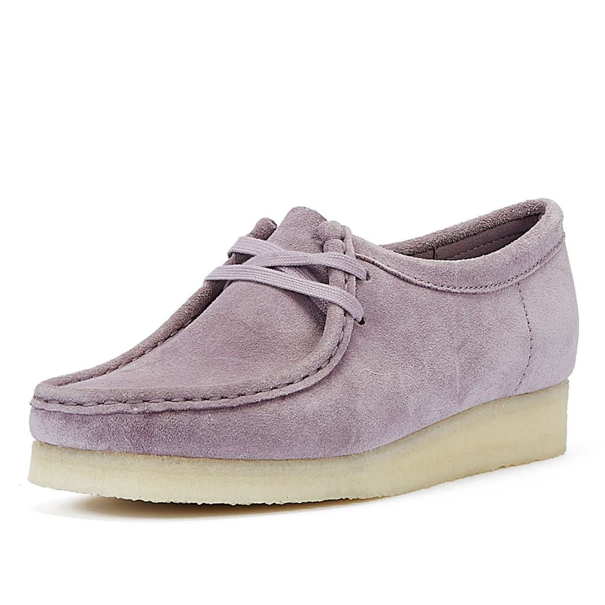 Clarks Originals Wallabee Suede Women's Mauve Comfort Shoes