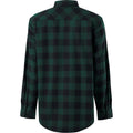 Hard Yakka Long Sleeve Check Flannel Cotton Men's Green Casual Shirt
