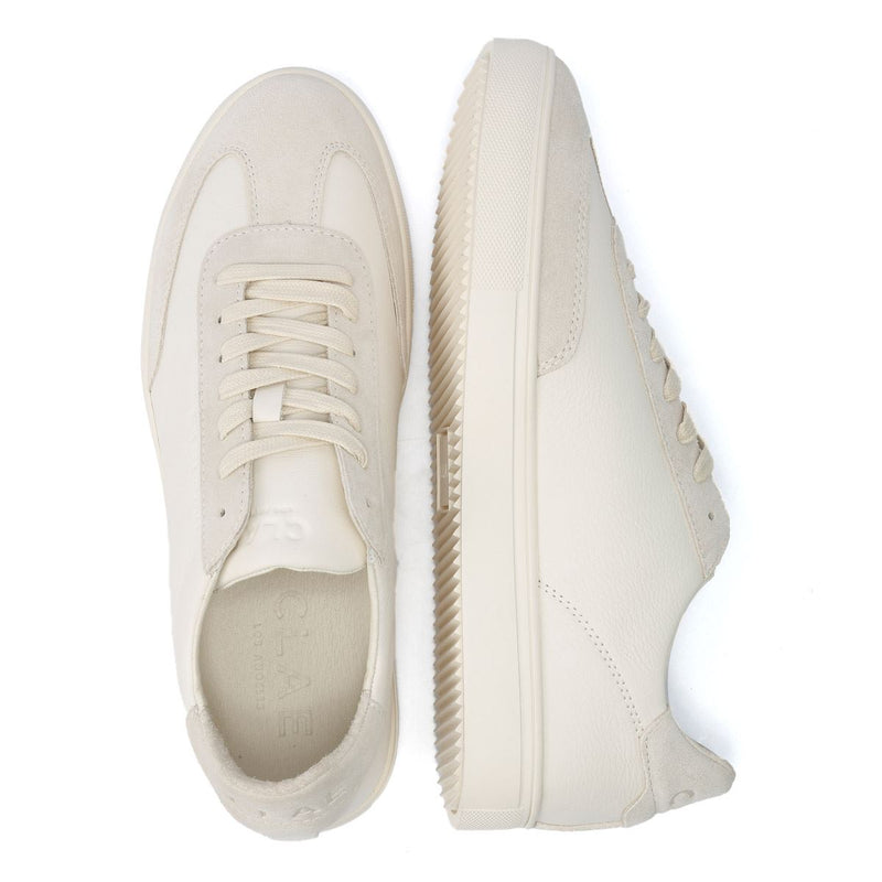 Clae Deane Leather Men's Triple Off White Sneakers