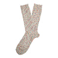 Anonymous Ism Homespun Art Crew Cotton Men's Multicoloured Calf High Socks