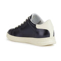 Geox D Jaysen B Leather Women's Dark Jeans/Optic White Sneakers
