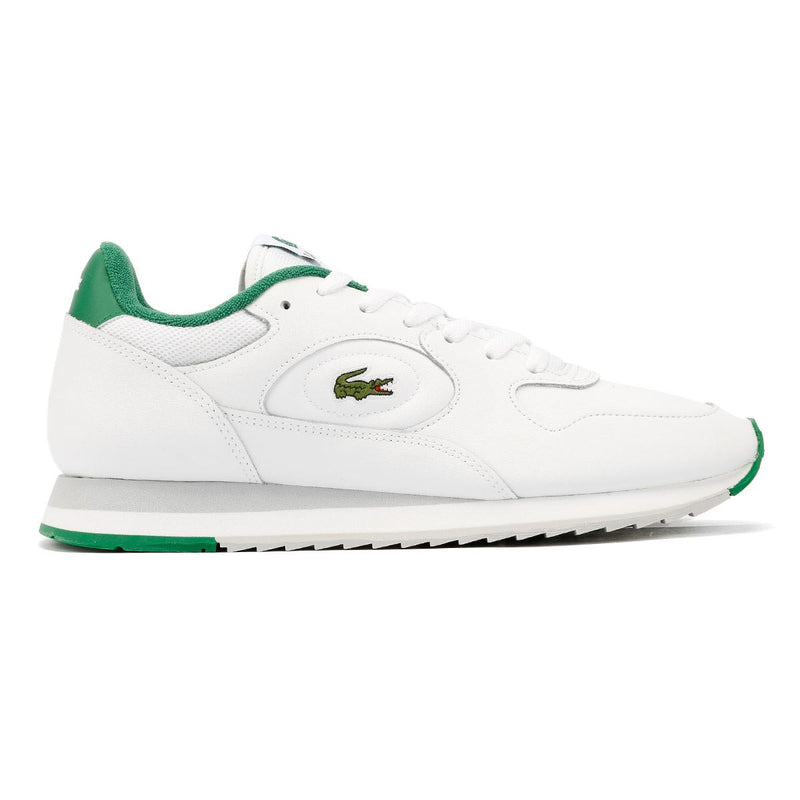 Lacoste Linetrack Leather Men's White/Green Sneakers
