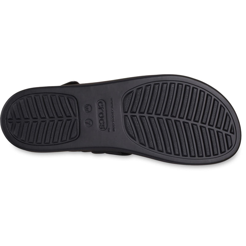 Crocs Brooklyn Woven Synthetic Women's Black/Black Sandals