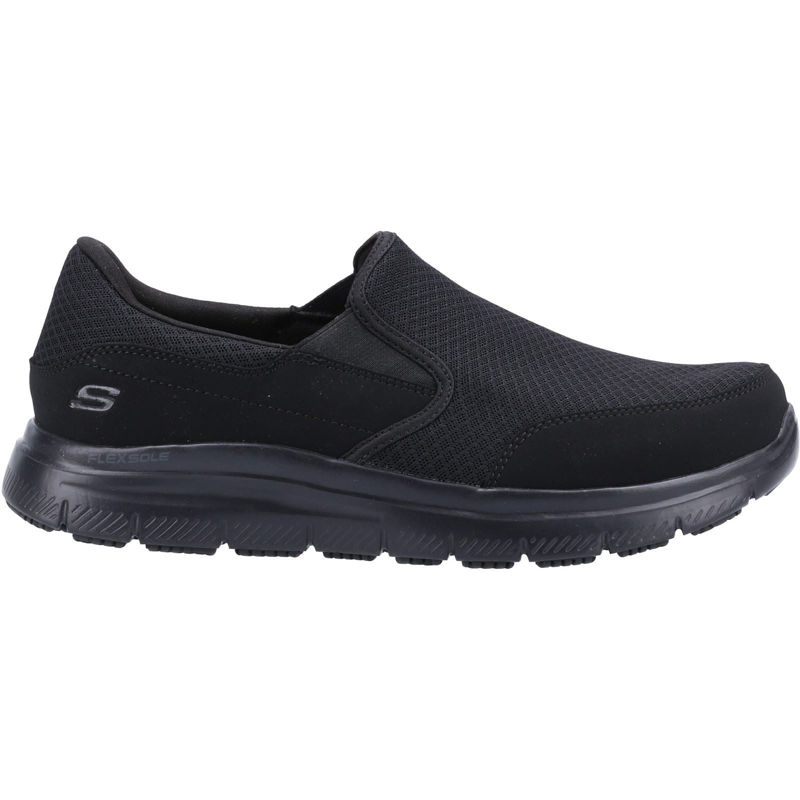 Skechers Workwear McAllen Wide Textile Men's Black Safety Sneakers