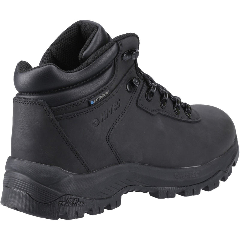 Hi-Tec Eurotrek Lite Waterproof Faux Leather Men's Black Hiking Boots