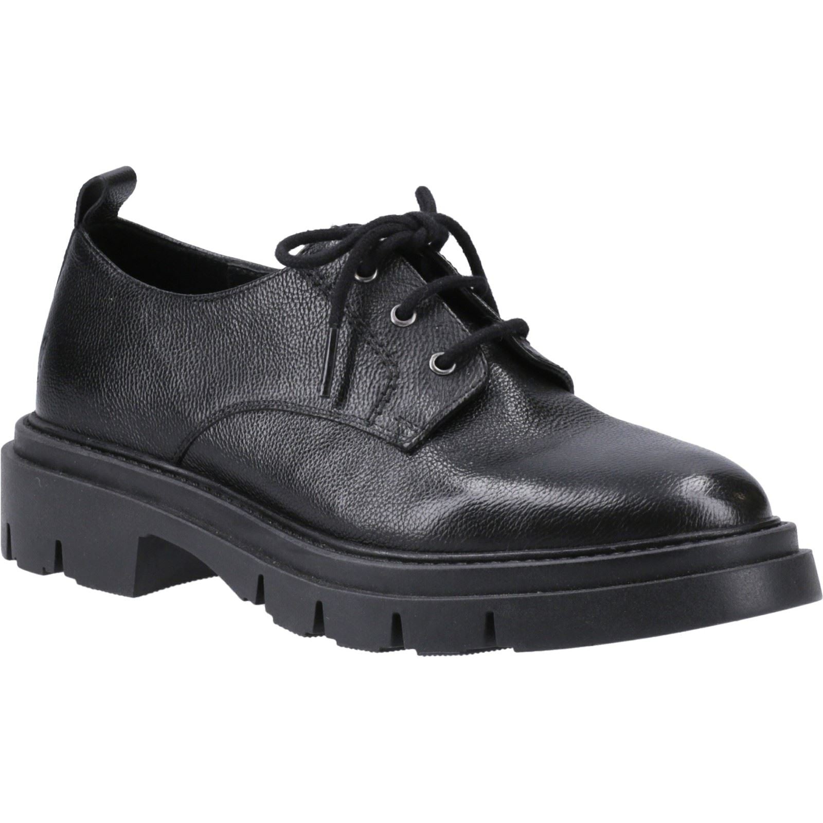 Hush Puppies Ruby Leather Women's Black Shoes