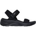 Skechers Go Walk Arch Fit 2.0 Textile Women's Black Sandals
