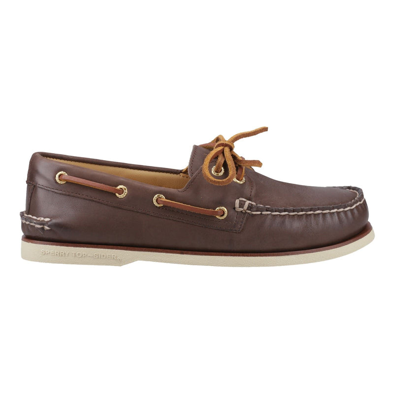 Sperry Authentic Gold Cup Leather Men's Brown Boat Shoes