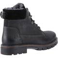 Hush Puppies Pier Leather Men's Black Ankle Boots