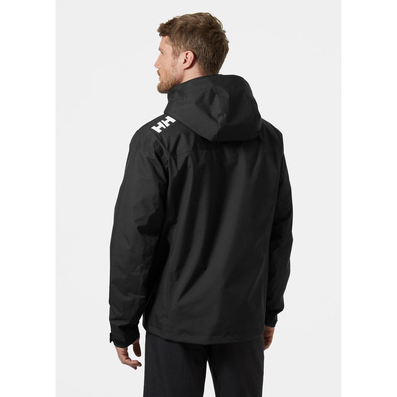 Helly Hansen Sport Crew Hooded Midlayer Sailing 2.1 Men's Black Sailing Jacket