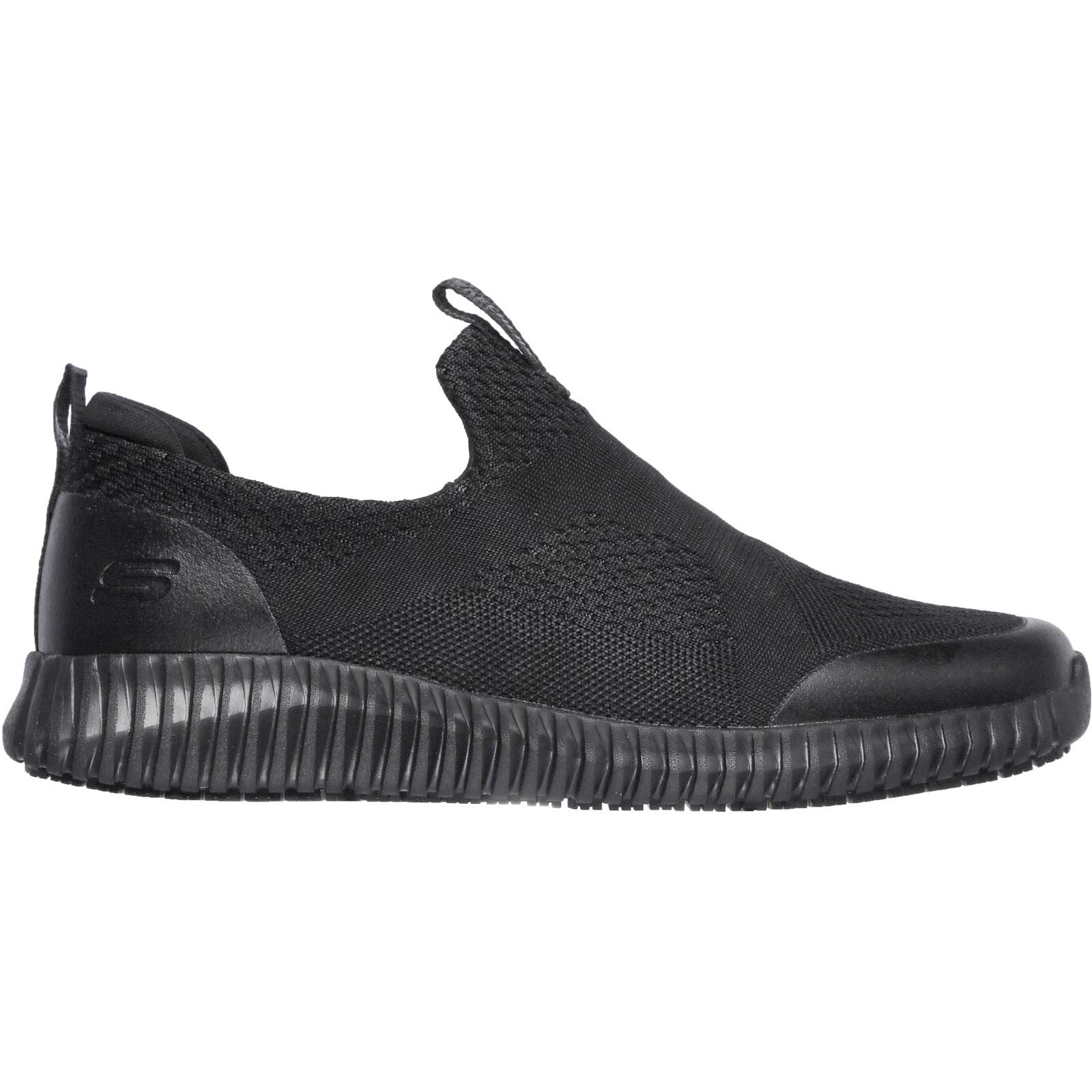 Skechers Workwear Cessnock Textile Men's Black Sneakers