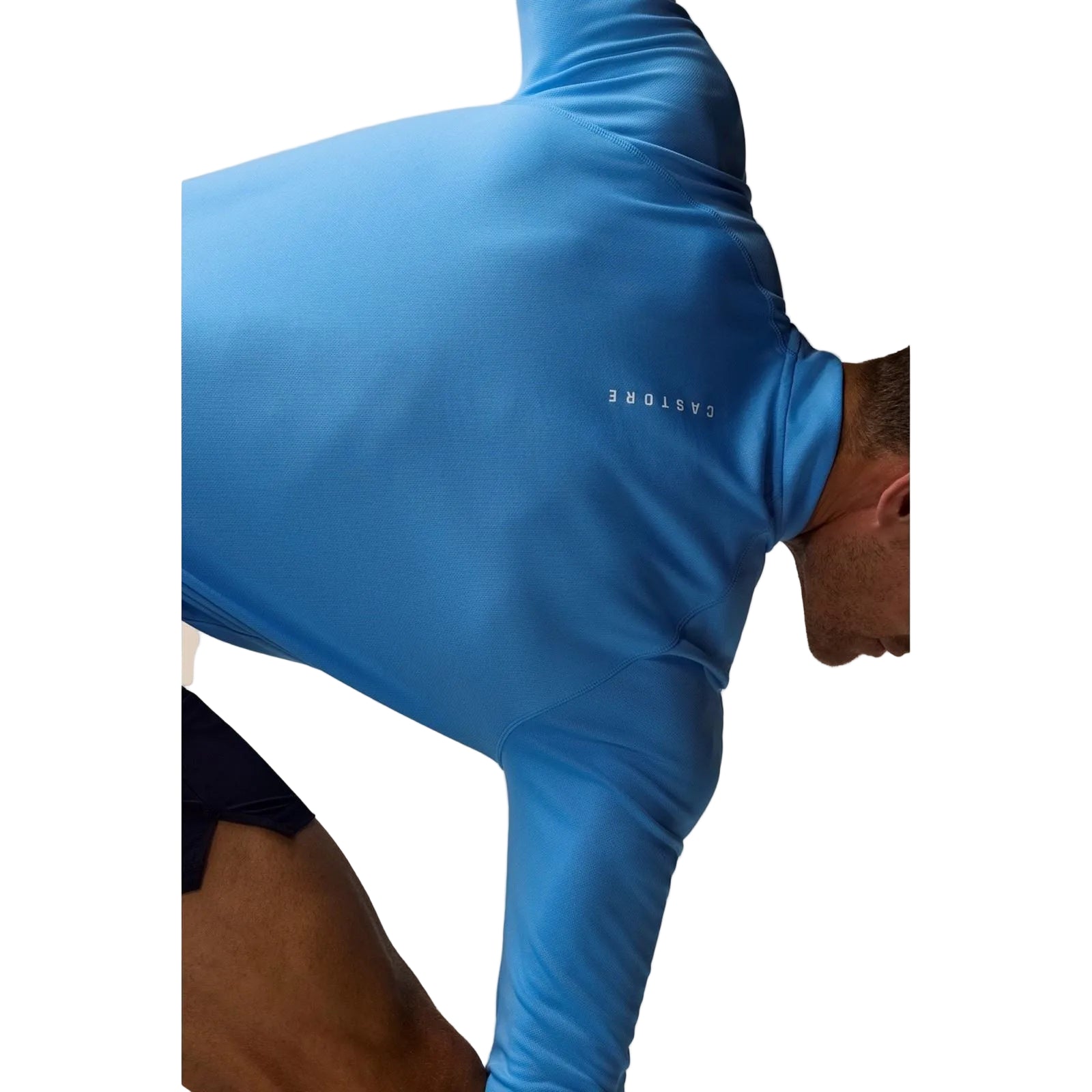 Castore Adapt Training 1/4 Zip Top Polyester Men's Blue Activewear T-Shirts