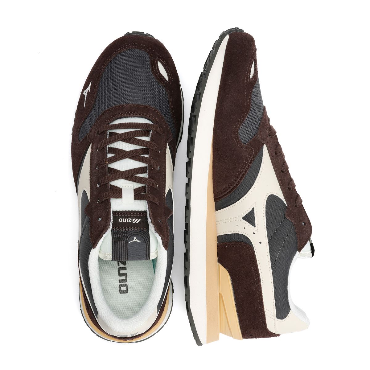 Mizuno RB87 Suede Black Sand/Summer Sand/Mole Sneakers