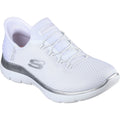 Skechers Summits Diamond Dream Textile Women's White/Silver Sneakers