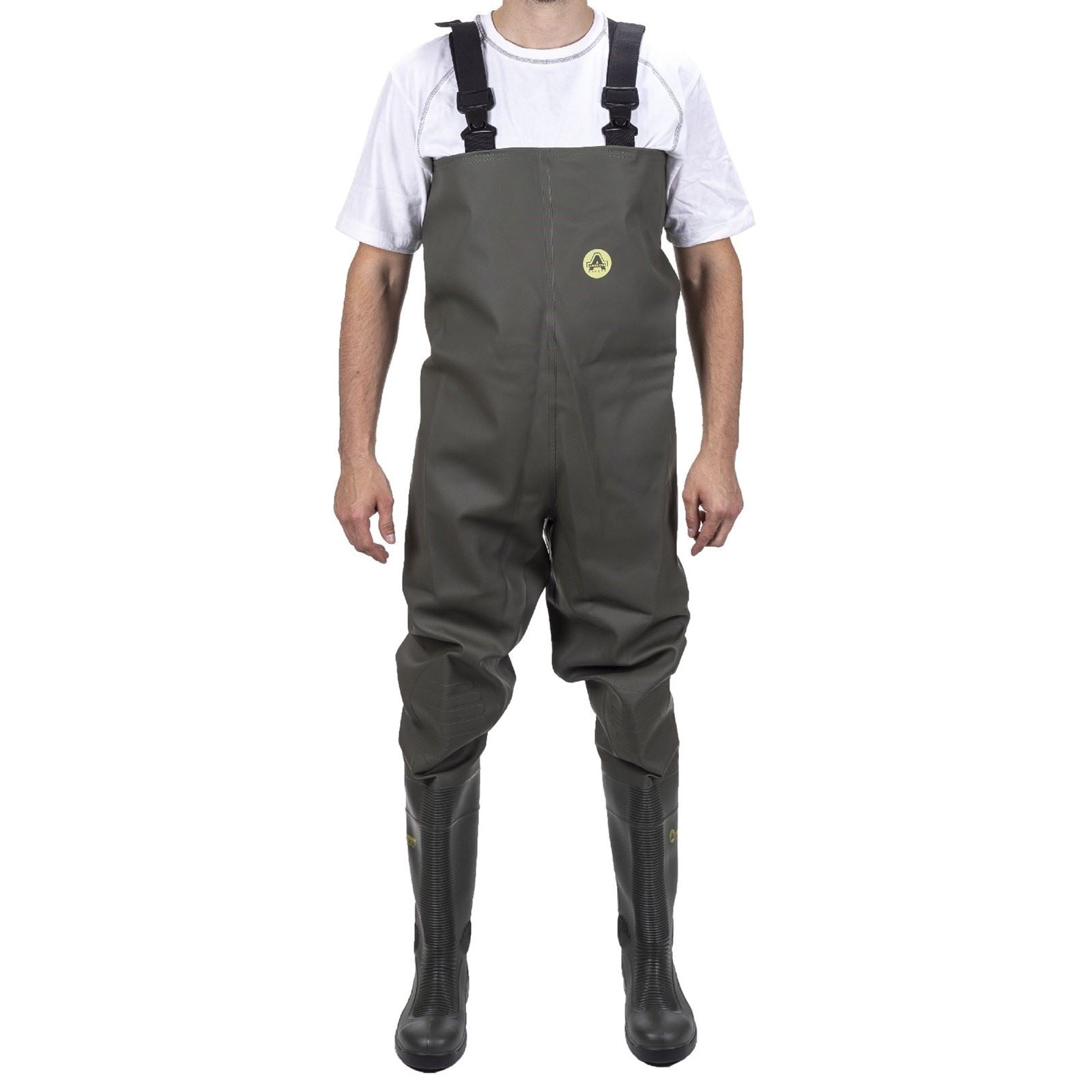 Amblers Safety Tyne PVC Green Safety Waders