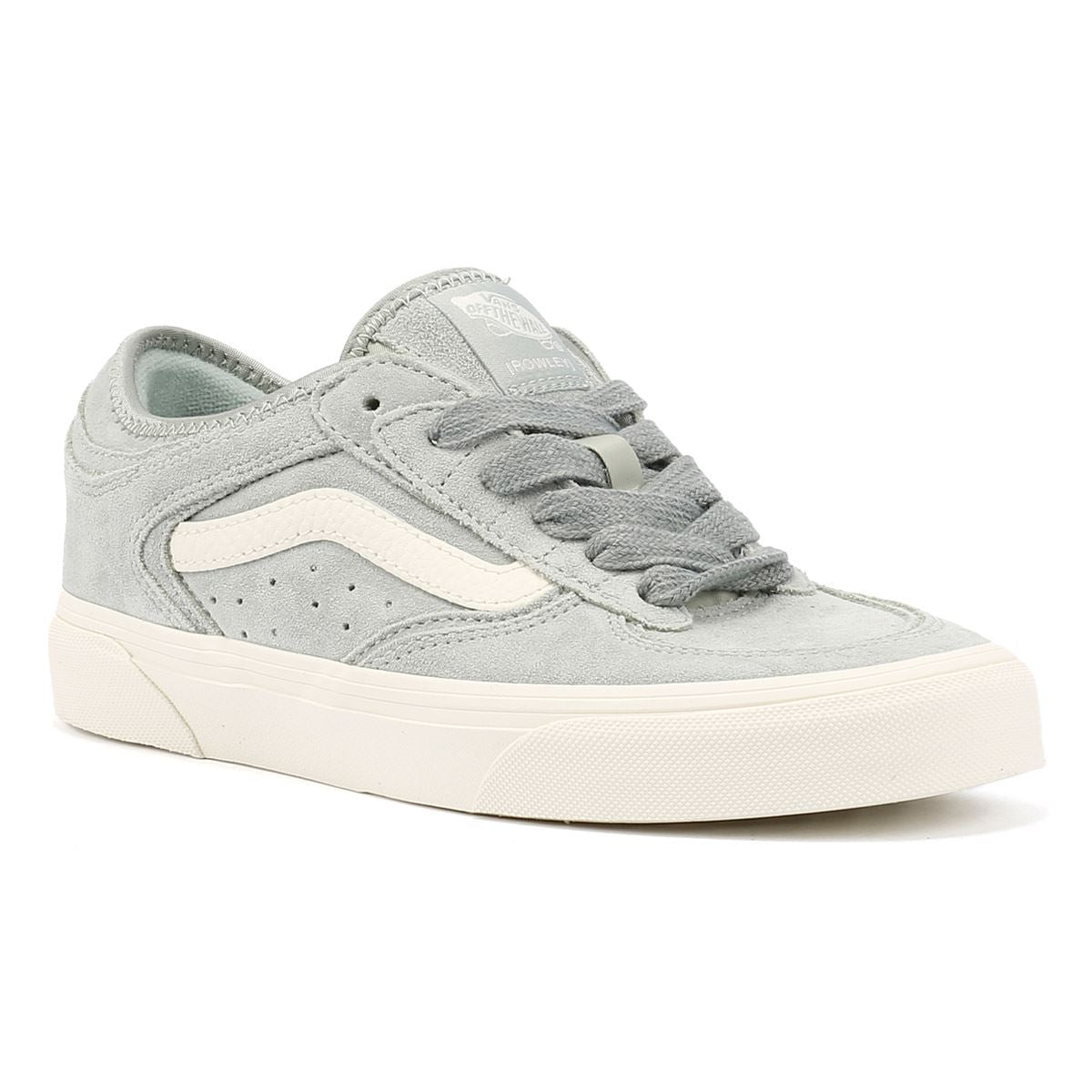 Vans Rowley Classic Suede Women's Aqua Gray Sneakers