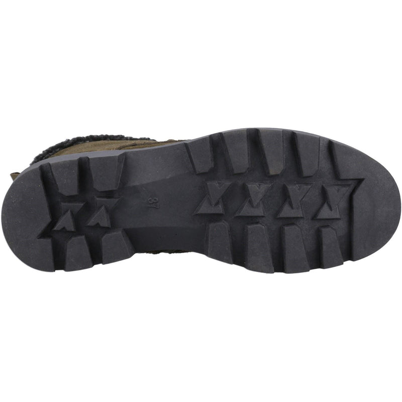 Hush Puppies Aurelia Suede Women's Khaki Boots