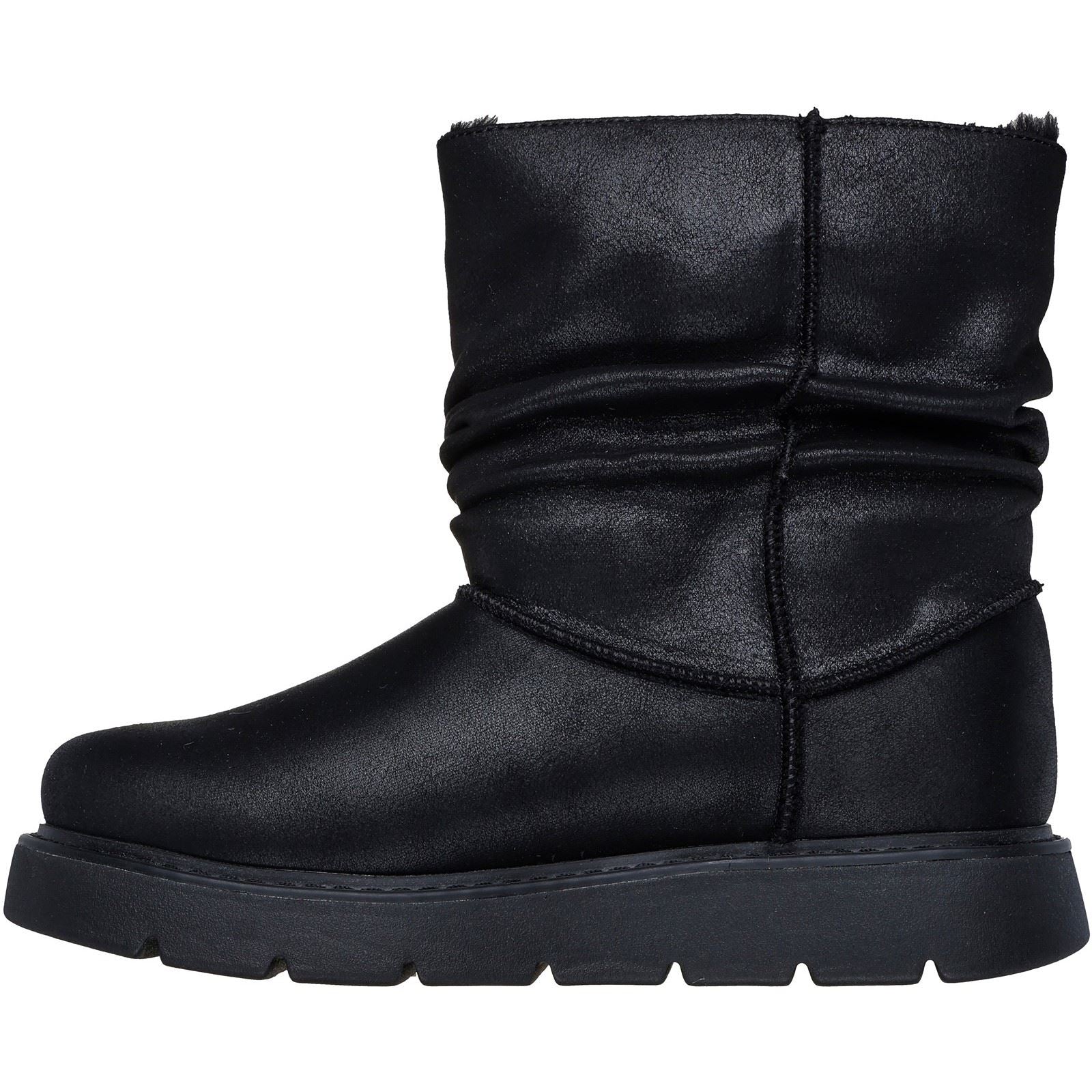 Skechers Keepsakes Lite Freezing Low Textile Women's Black Winter Ankle Boots