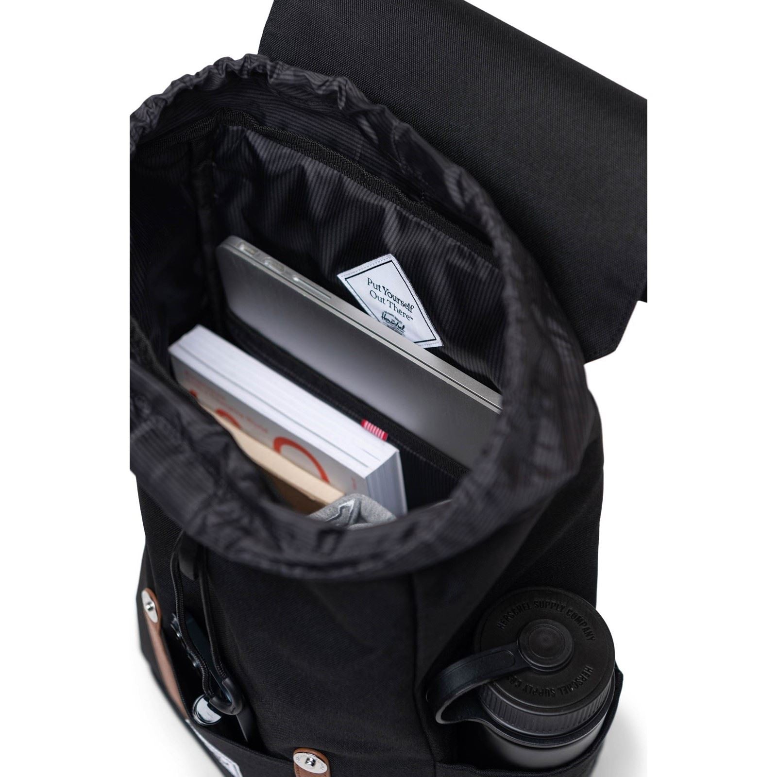 Herschel Bags Herschel Retreat Small Backpack Polyester Unisex Adults's Black Backpack