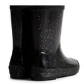 Hunter Kids First Giant Glitter Rubber Black Wellington Boots