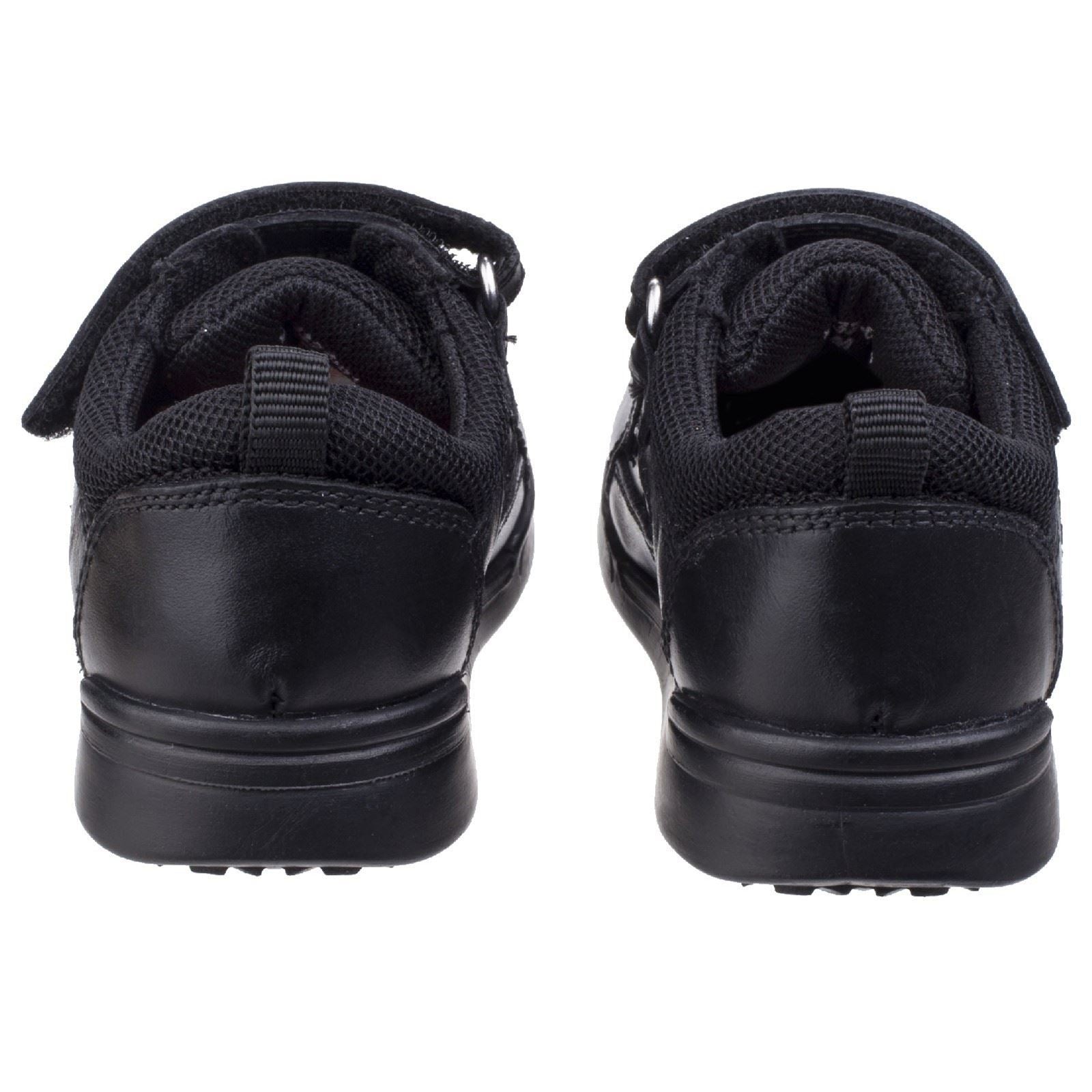 Hush Puppies Liam Infant Leather Boy's Black Shoes