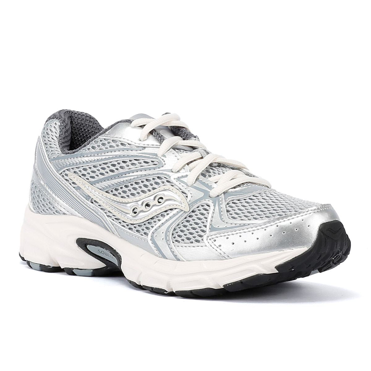 Saucony Ride Millenium Silver/Cream Sneakers