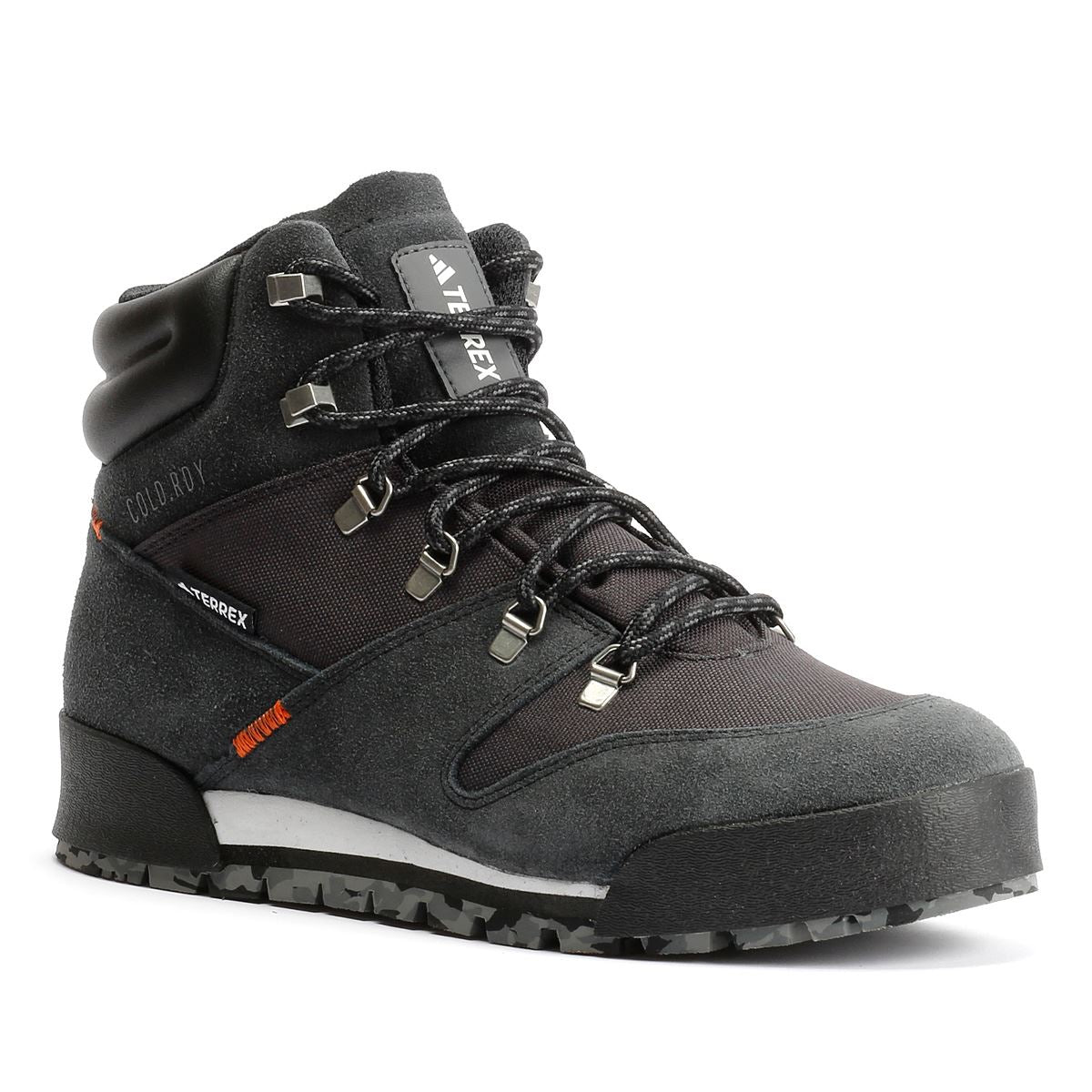 Adidas Terrex Snowpitch COLD.RDY Suede Men's Black Hiking Boots