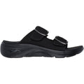 Skechers Go Walk Arch Fit 2.0 Destined Textile Women's Black Sandals