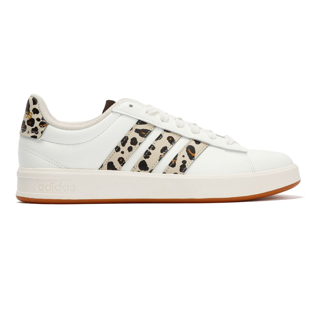 Adidas Grand Court 3.0 Women's Cream/Leopard Sneakers