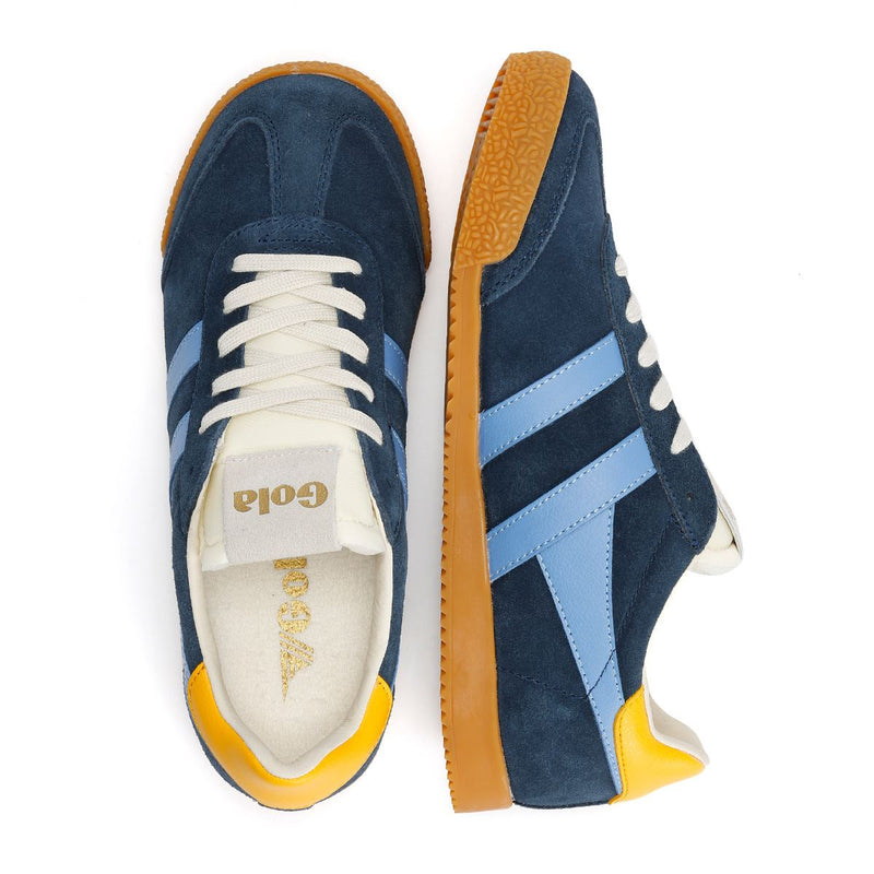 Gola Elan Suede Women's Navy/Vista Blue/Sun Sneakers