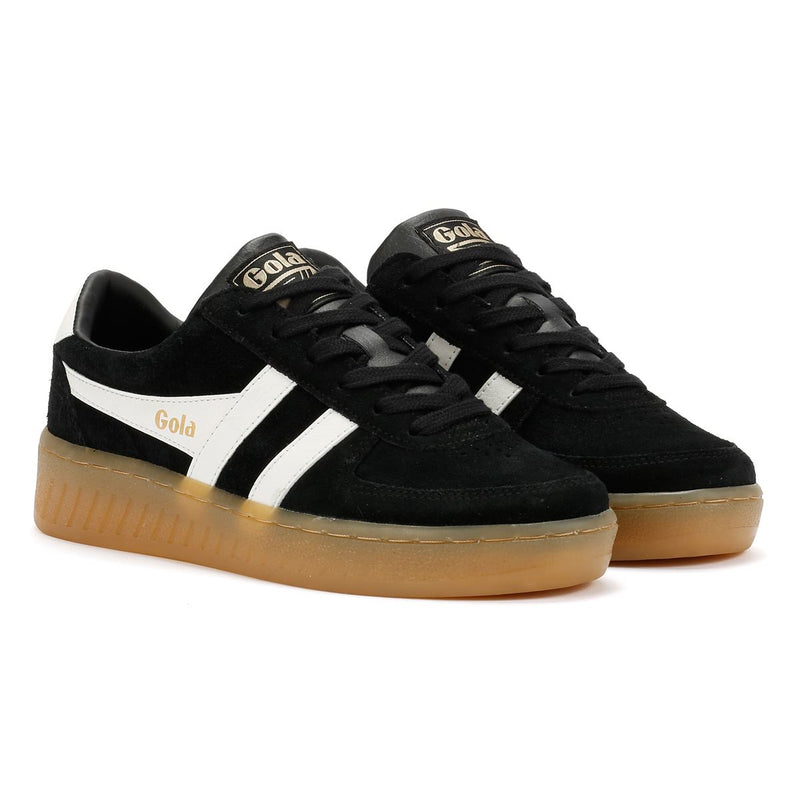 Gola Grandslam Suede Women's Black/Off White Sneakers