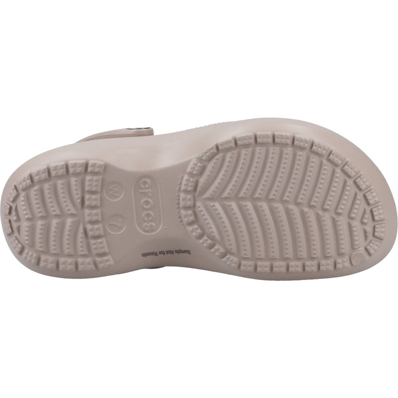 Crocs Classic Platform Clog Women's Taupe Clogs