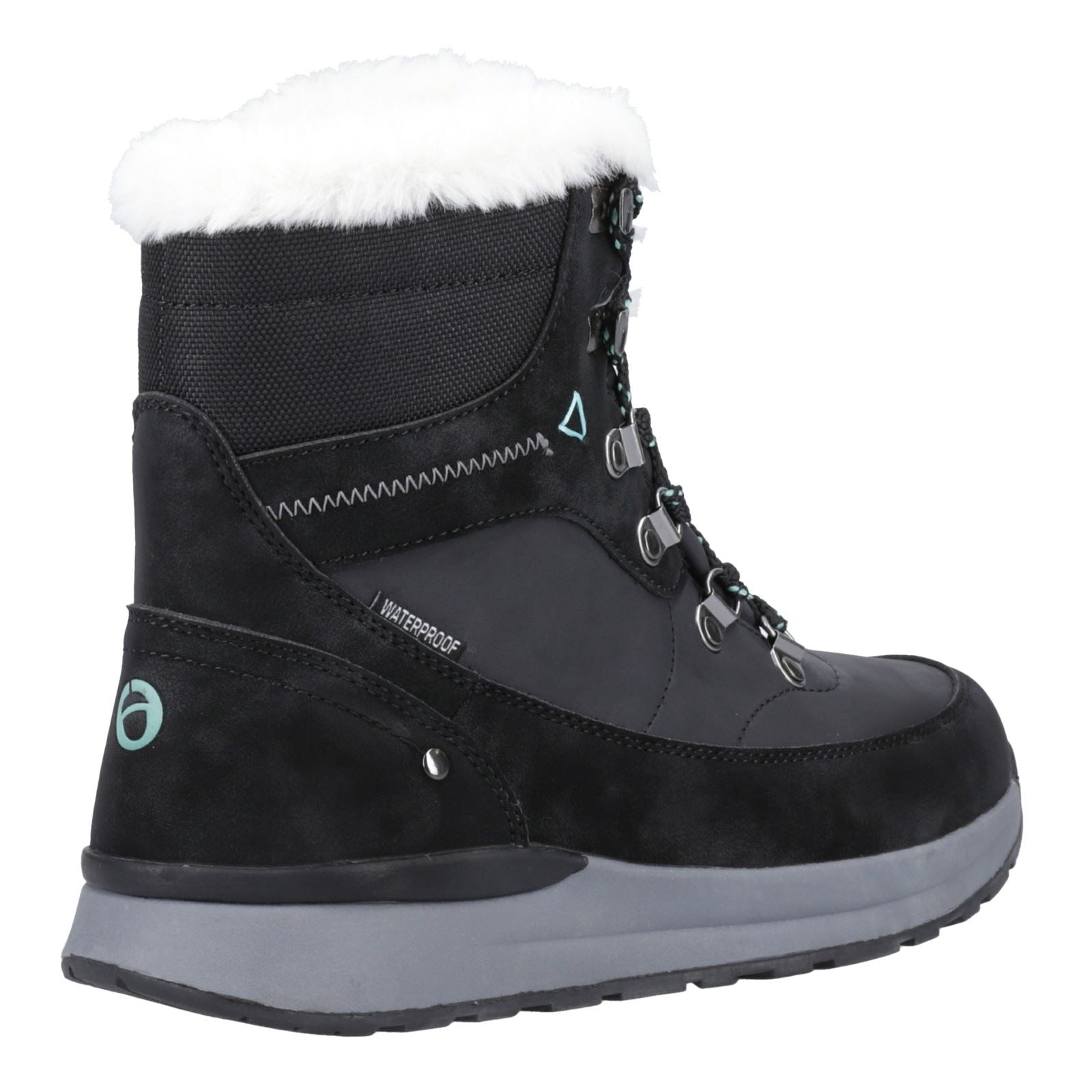 Cotswold Sheephouse Textile Women's Black Hiking Boots
